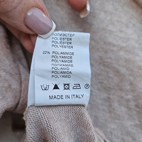 Suite Benedict Sweater Womens Small Pink Bow Pastel Cropped Soft Girl Coquette - Picture 8 of 10